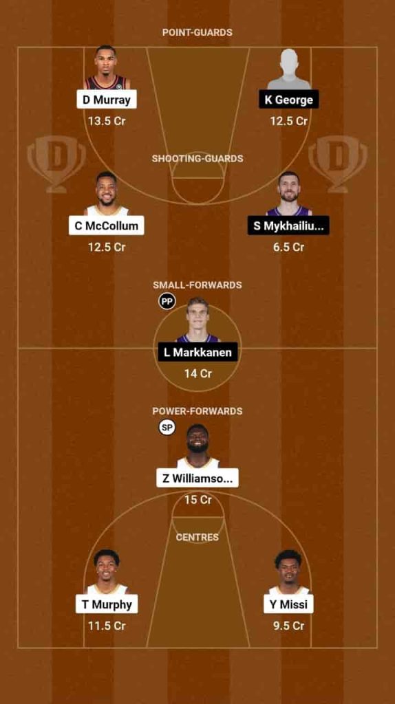 NOP Vs UTA Dream11 Prediction Lineup Roster Stats NBA 2025