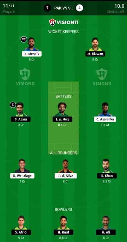 PAK vs SL Vision11 Prediction-min