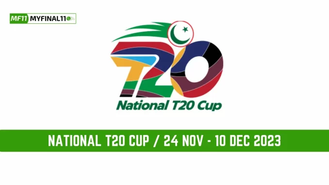 NATIONAL T20 CUP Pakistan T20