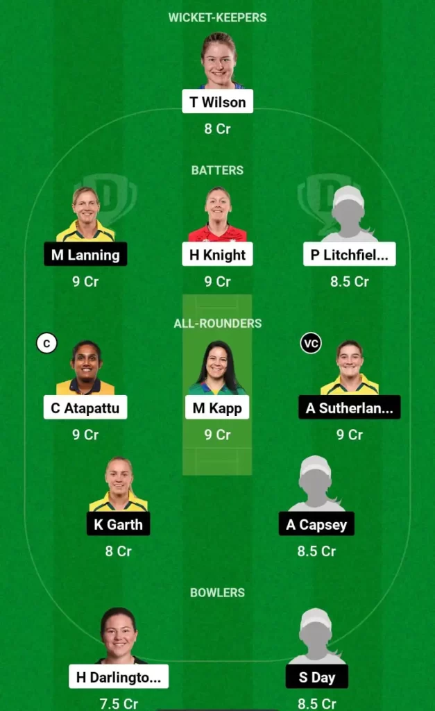 ST W vs MS W Dream11