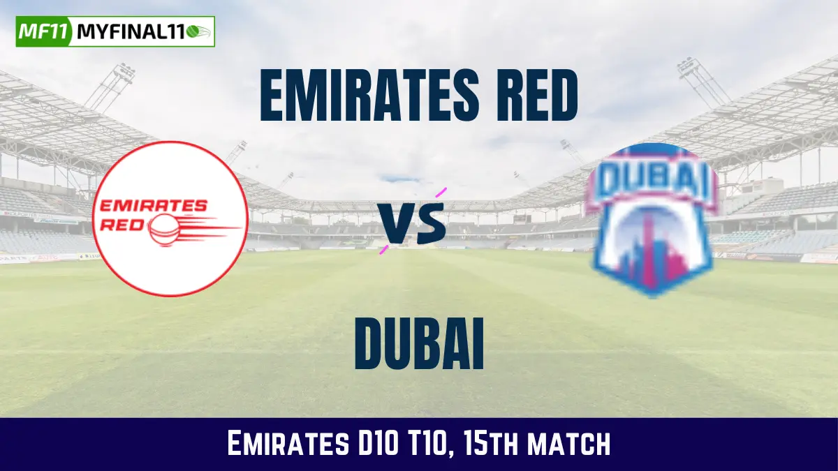 EMR vs DUB Dream11 Prediction Today Match Emirates Red vs Dubai Prediction