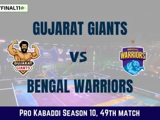 GUJ vs BEN Dream11 Prediction Today Kabaddi Match, Gujarat Giants vs Bengal Warriors Today Kabaddi Match Prediction, Probable Starting 7