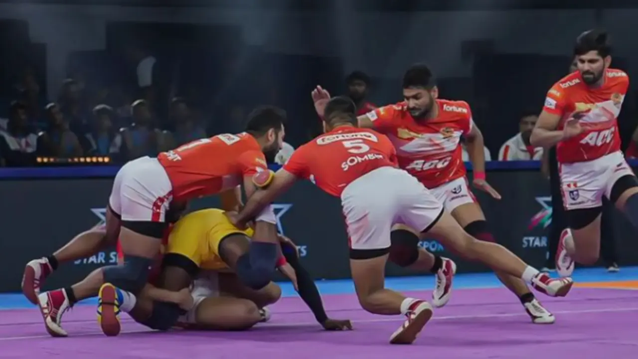 GUJ vs BEN Kabaddi Gujarat Giants Team Preview & Starting 7