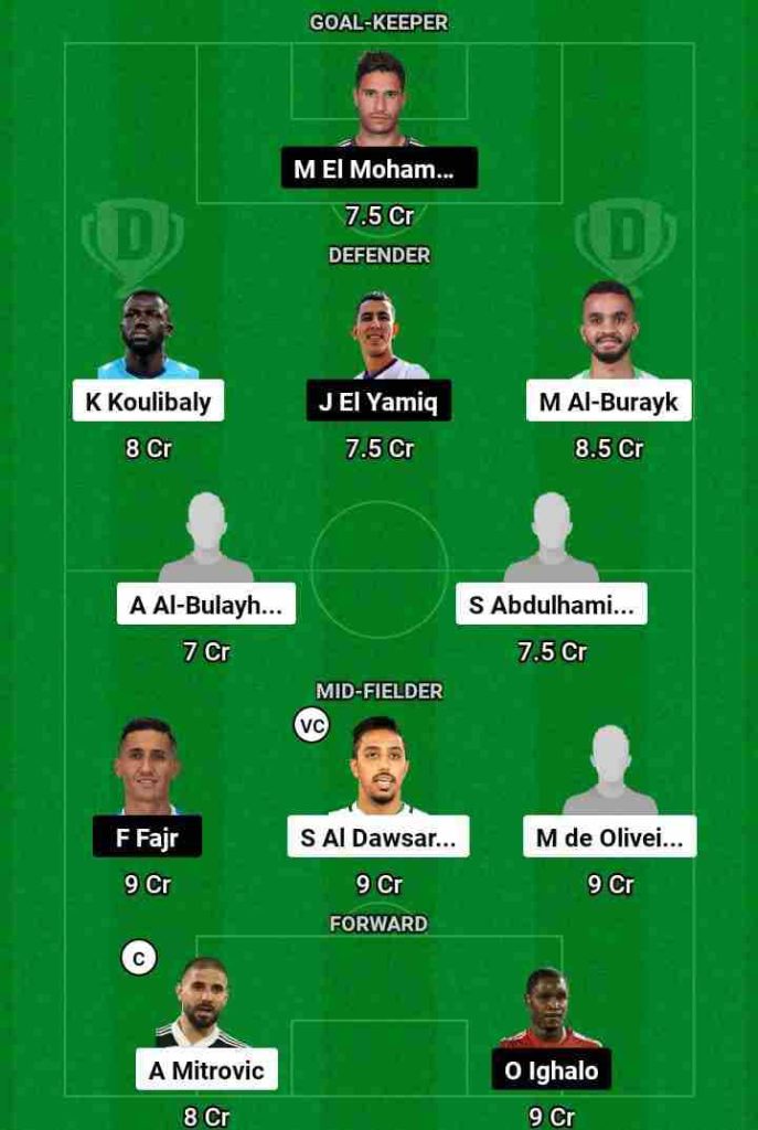 HLL vs ALW Dream11 Prediction Today Football Match.