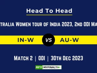 IN-W vs AU-W Head to Head, player records, IN-W vs AU-W players stats,& player Battle, Top Batsmen & Bowler records for the 2nd ODI Match