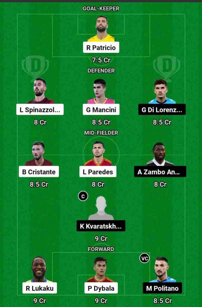 ROM vs NAP Dream11 Prediction Today Football Match.