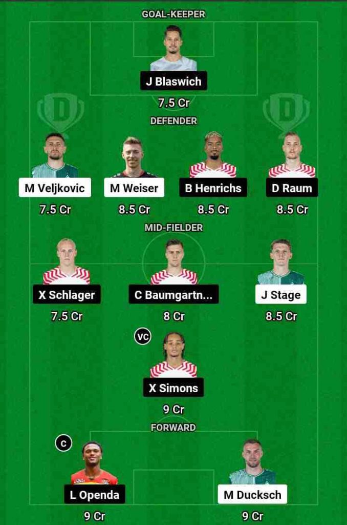 WBN vs LEP Dream11 Prediction Today Football Match.