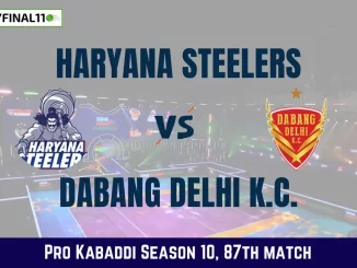 HAR vs DEL Dream11 Prediction Today Kabaddi Match, Haryana Steelers vs Dabang Delhi K.C. Today's Kabaddi Matches Prediction, Probable Starting
