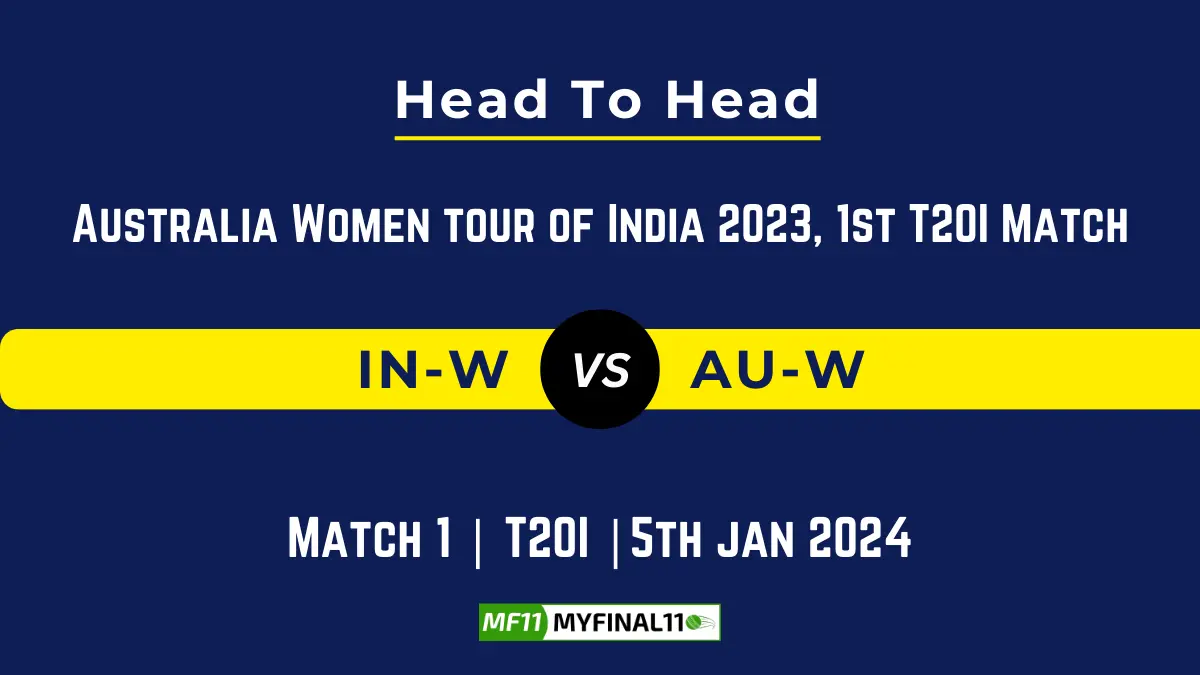 IN-W vs AU-W Head to Head, IN-W vs AU-W player records. IN-W vs AU-W player Battle, and IN-W vs AU-W Player Stats, IN-W vs AU-W Top Batsmen & Top Bowlers records for the Upcoming Australia Women tour of India 2023. 1st T20I Match, which will see India Women taking on Australia Women. In this article, we will check out the player statistics. Furthermore, Top batsmen and top bowlers, player records, and player records including their head-to-head records
