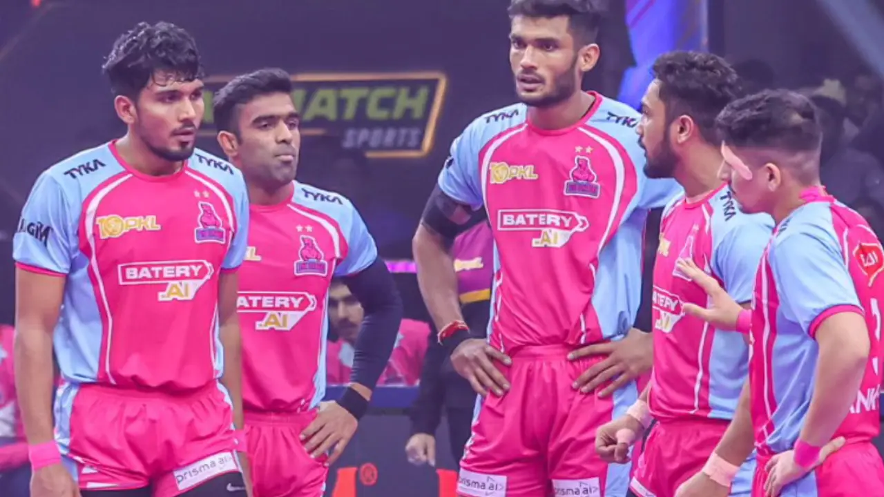 JAI vs TEL Kabaddi Jaipur Pink Panthers Team Preview & Starting 7