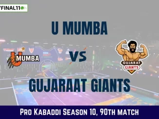 MUM vs GUJ Dream11 Prediction Today Kabaddi Match, U Mumba vs Gujarat Giants Today's Kabaddi Matches Prediction, Probable Starting