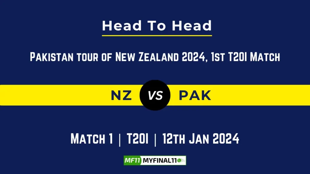 NZ vs PAK Head to Head, NZ vs PAK player records, NZ vs PAK player Battle, and NZ vs PAK Player Stats, NZ vs PAK Top Batsmen & Top Bowlers records for the Upcoming Pakistan tour of New Zealand 2024, 1st T20I Match, which will see New Zealand taking on Pakistan, in this article, we will check out the player statistics, Furthermore, Top Batsmen and top Bowler, player records, and player records, including their head-to-head records.