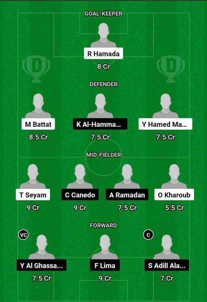 PAL vs UAE Dream11 Prediction Today Football Match.