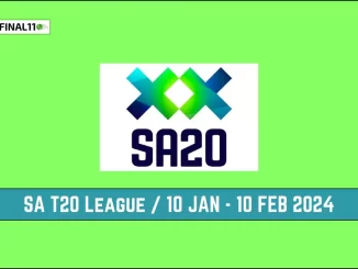 SA T20 League Live Score, schedule, fixture, results, points table & squad 2024