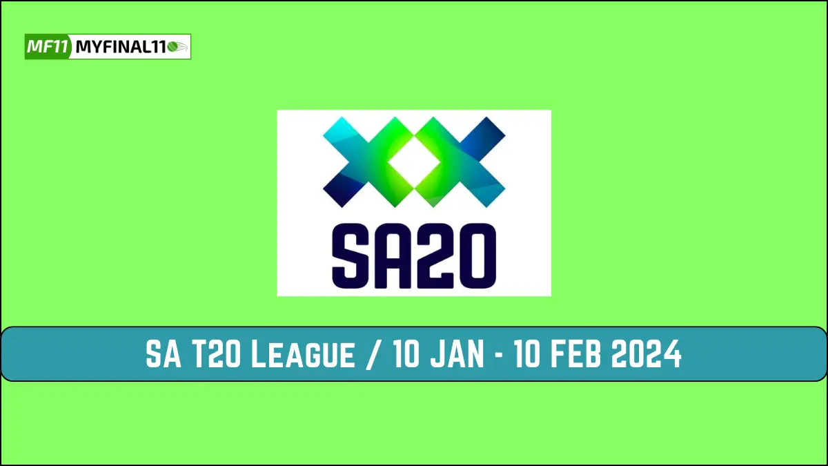 SA T20 League Live Score, schedule, fixture, results, points table