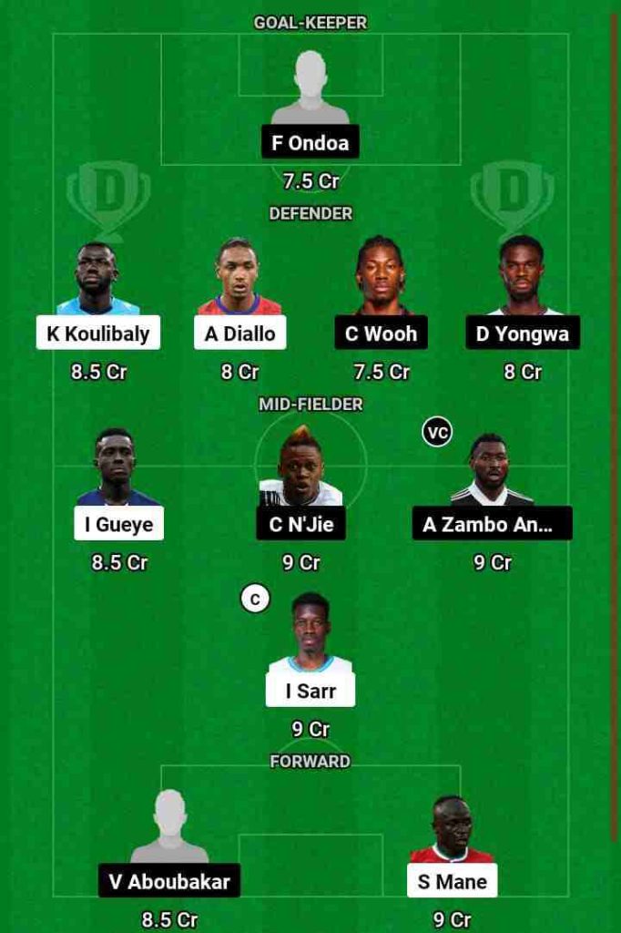 SEN vs CMR Dream11 Prediction Today Football Match.