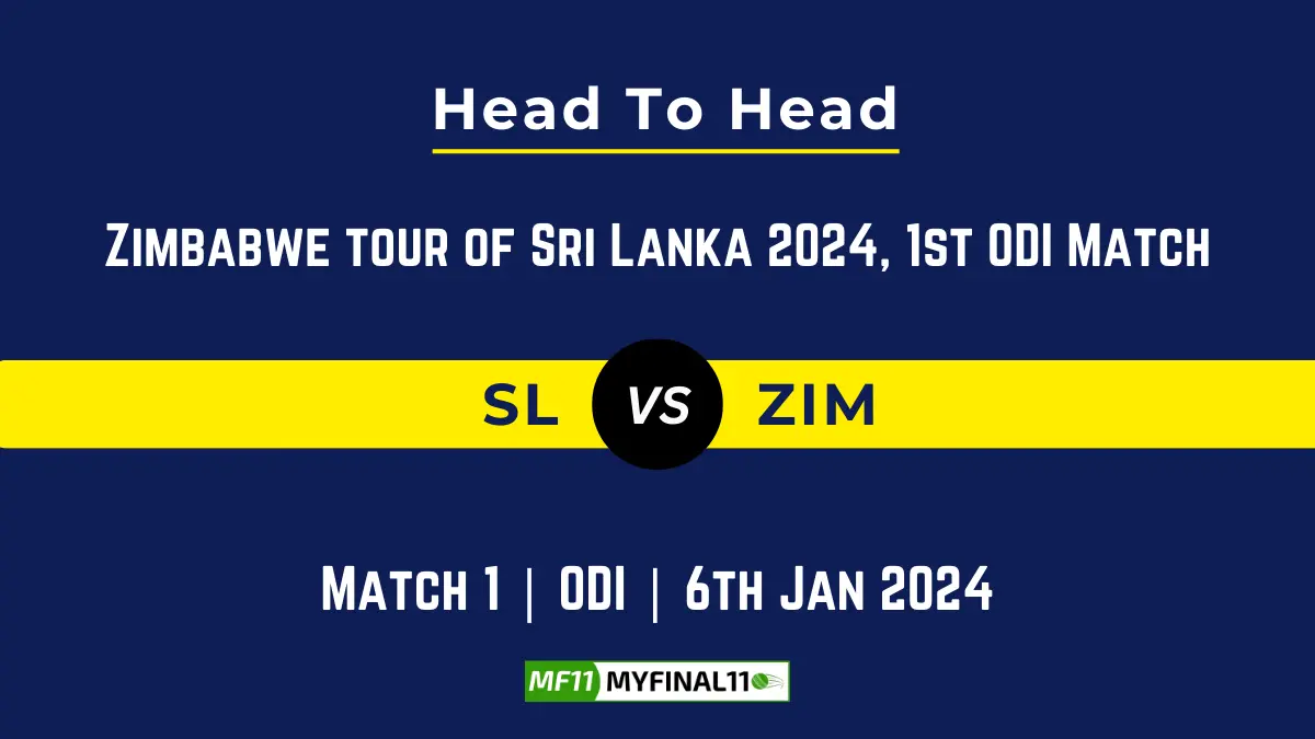 SL vs ZIM Head to Head, SL vs ZIM player records, SL vs ZIM player Battle, and SL vs ZIM Player Stats, SL vs ZIM Top Batsmen & Top Bowlers records for the Upcoming Zimbabwe tour of Sri Lanka 2024, 1st ODI Match, which will see Sri Lanka taking on Zimbabwe, in this article, we will check out the player statistics, Furthermore, Top Batsmen and top Bowler, player records, and player records, including their head-to-head records.