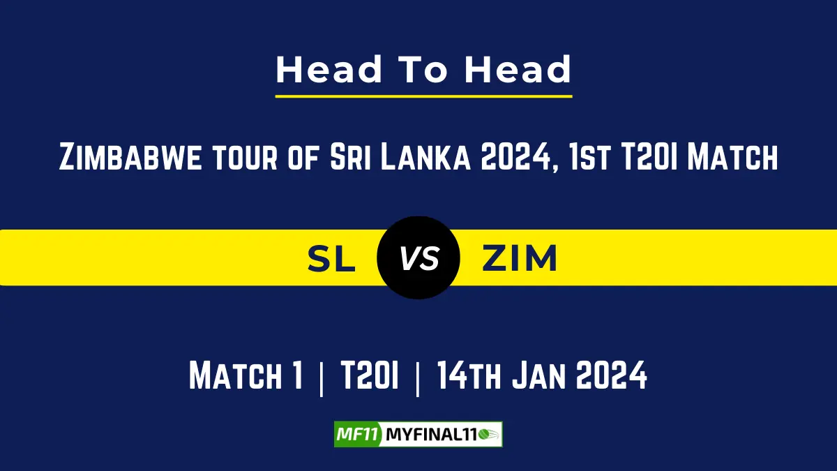 SL vs ZIM Head to Head, SL vs ZIM player records, SL vs ZIM player Battle, and SL vs ZIM Player Stats, SL vs ZIM Top Batsmen & Top Bowlers records for the Upcoming Zimbabwe tour of Sri Lanka 2024, 1st T20I Match, which will see Sri Lanka taking on Zimbabwe, in this article, we will check out the player statistics, Furthermore, Top Batsmen and top Bowler, player records, and player records, including their head-to-head records