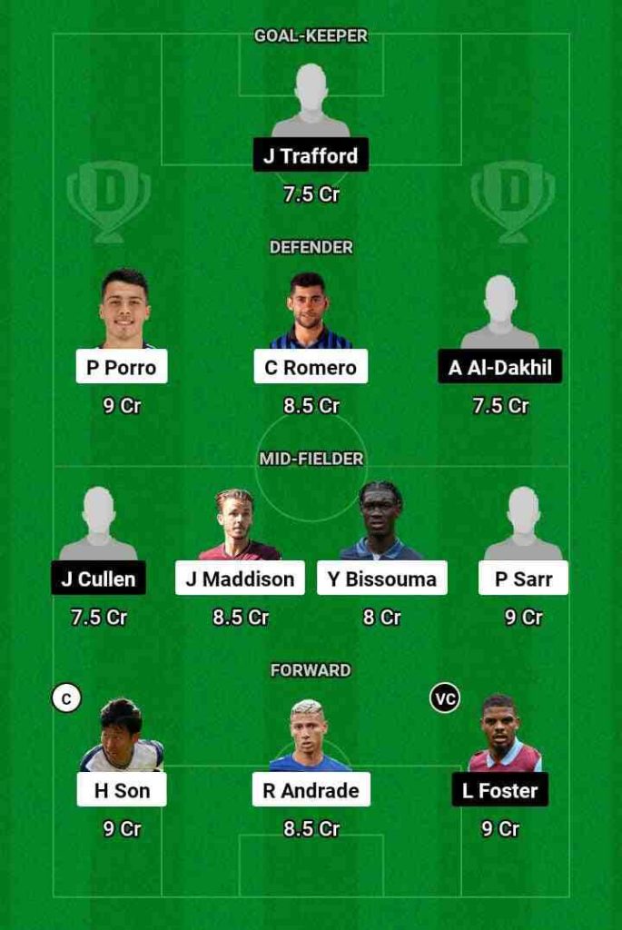 TOT vs BUR Dream11 Prediction Today Football Match.