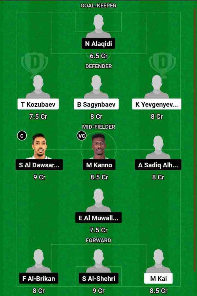 KYG vs SAU Dream11 Prediction Today Football Match.