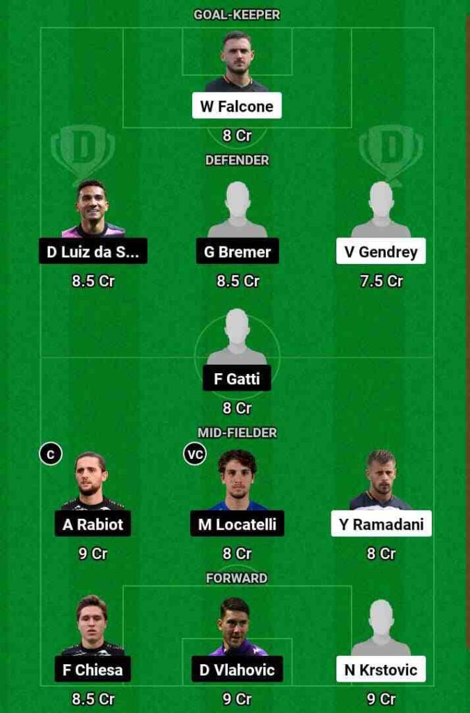 LCE vs JUV Dream11 Prediction Today Football Match.