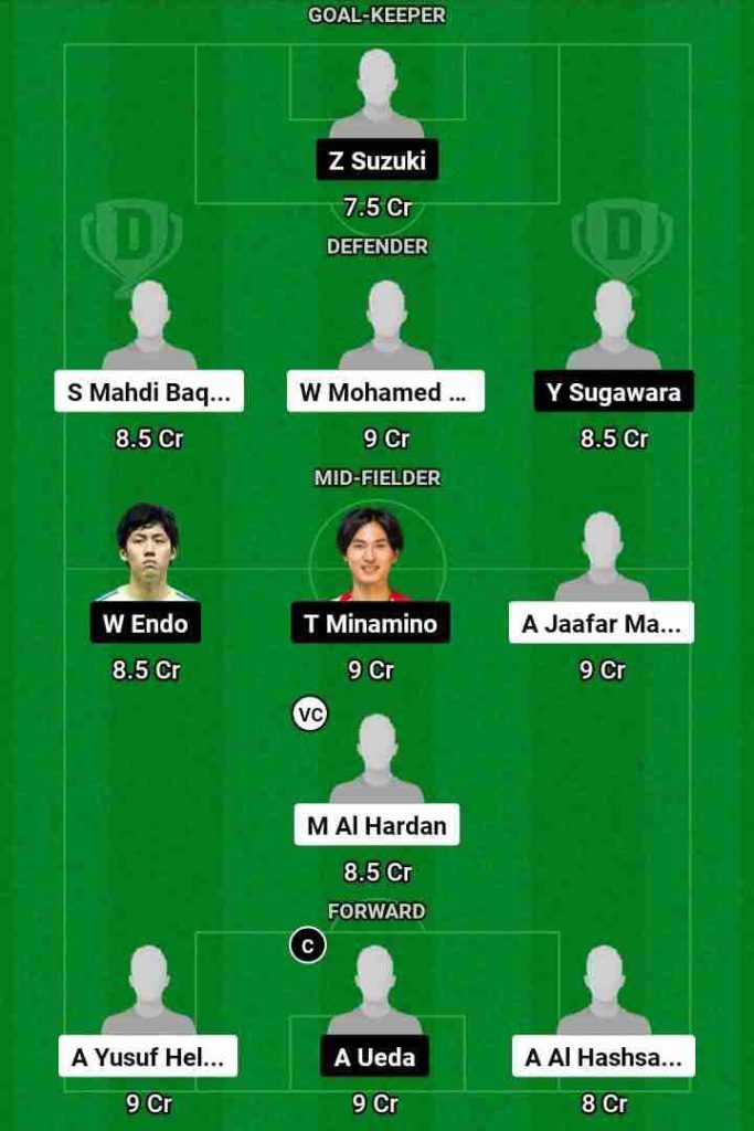 BAH vs JPN Dream11 Prediction Today Football Match.