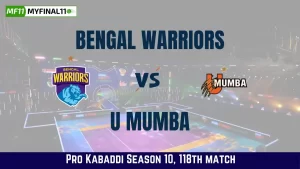 BEN vs MUM Dream11 Prediction, Bengal Warriors vs U Mumba Dream11 Team Prediction, Pro Kabaddi 2024