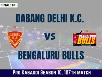 DEL vs BLR Dream11 Prediction Today Kabaddi Match, Dabang Delhi K.C. vs Bengaluru Bulls Today's Kabaddi Matches Prediction, Probable Starting 7