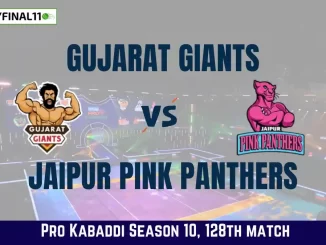 GUJ vs JAI Dream11 Prediction Today Kabaddi Match, Gujarat Giants vs Jaipur Pink Panthers Today's Kabaddi Matches Prediction, Probable Starting 7