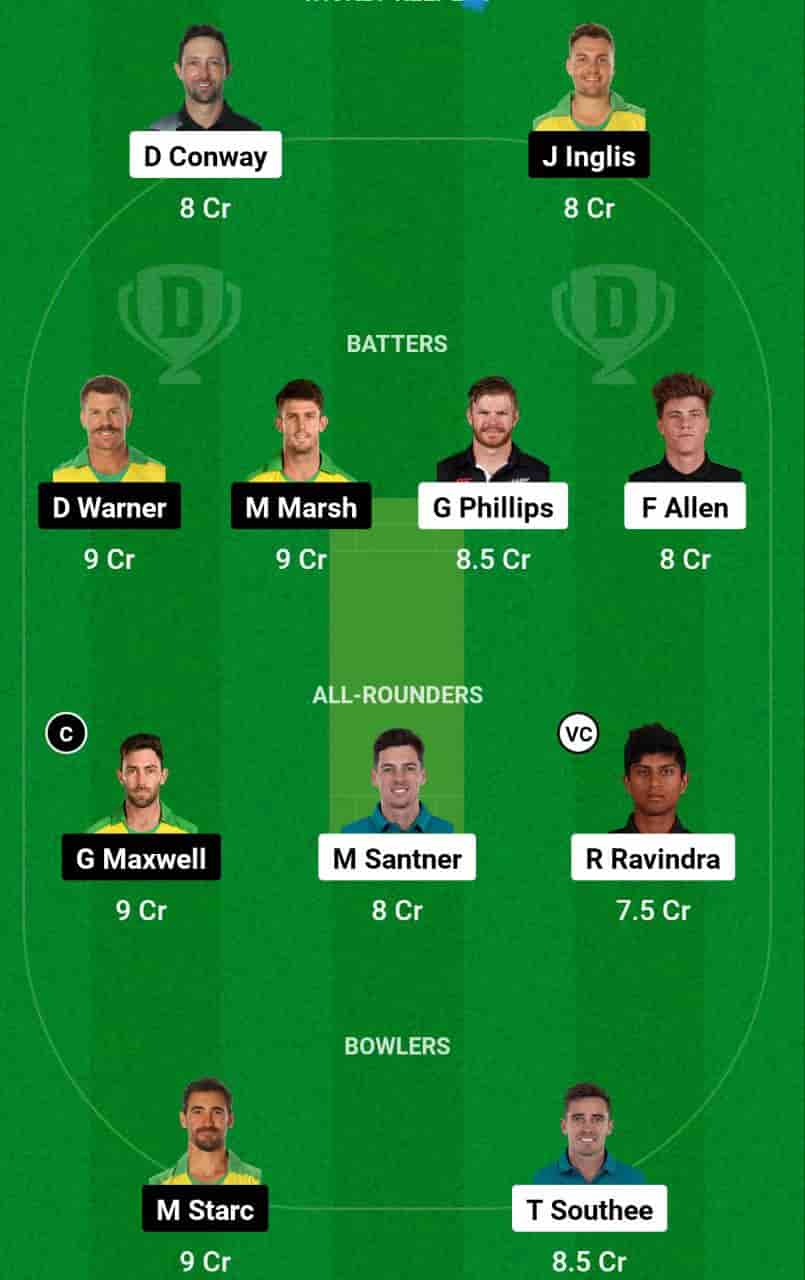 NZ vs AUS Dream11 Prediction