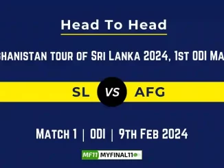 SL vs AFG Head to Head, SL vs AFG player records, SL vs AFG player Battle, and SL vs AFG Player Stats, SL vs AFG Top Batsmen & Top Bowlers records for the Upcoming Afghanistan tour of Sri Lanka 2024, 1st ODI Match, which will see Sri Lanka taking on Afghanistan, in this article, we will check out the player statistics, Furthermore, Top Batsmen and top Bowlers, player records, and player records, including their head-to-head records