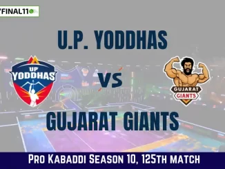UP vs GUJ Dream11 Prediction Today Kabaddi Match, U.P. Yoddhas vs Gujarat Giants Today's Kabaddi Matches Prediction, Probable Starting 7