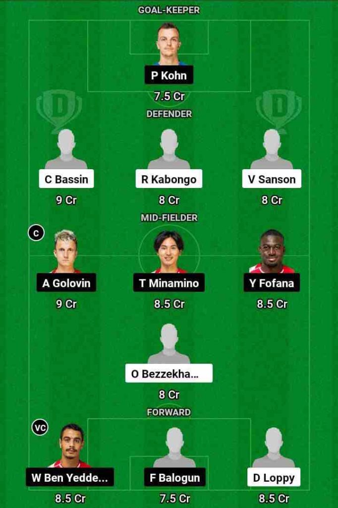 ROU vs MON Dream11 Prediction Today Football Match.