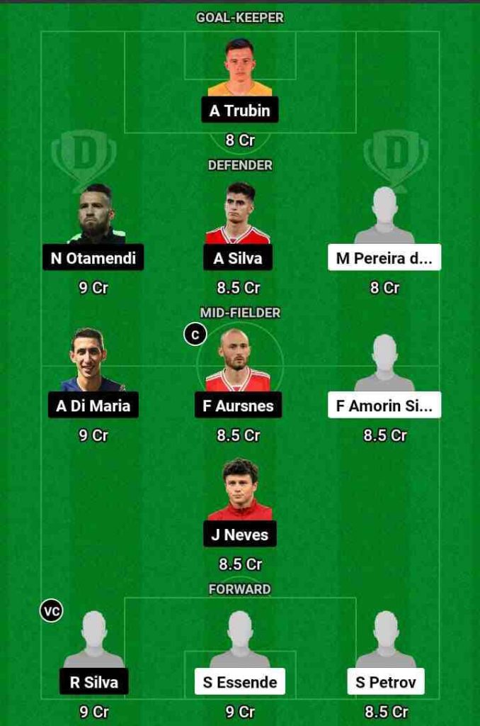 VIZ vs BEN Dream11 Prediction Today Football Match.