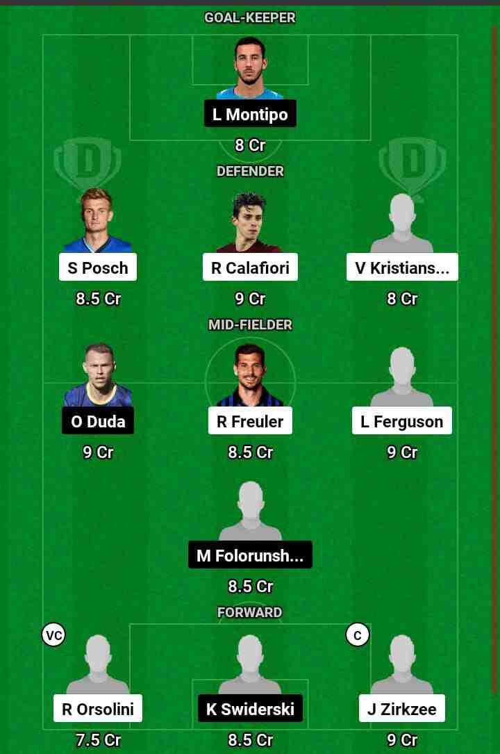 BOG vs VER  Dream11 Prediction Today Football Match.