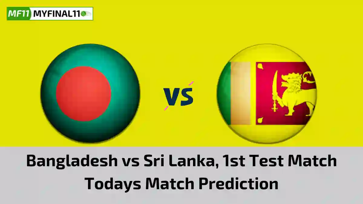 BAN vs SL Today Match Prediction, 1st Test Match: Bangladesh vs Sri Lanka Who Will Win Today Match?