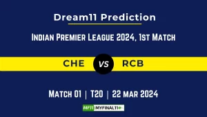 CHE vs RCB Head to Head, player records, and player Battle, Top Batsmen & Top Bowlers records for 1st T20 match of Indian Premier League 2024 [18th March 2024]