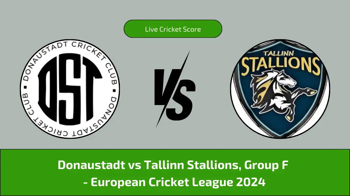 DST vs TST Live Score, European Cricket League, Group F Match Donaustadt vs Tallinn Stallions Live Cricket Score, ball by ball Commentary