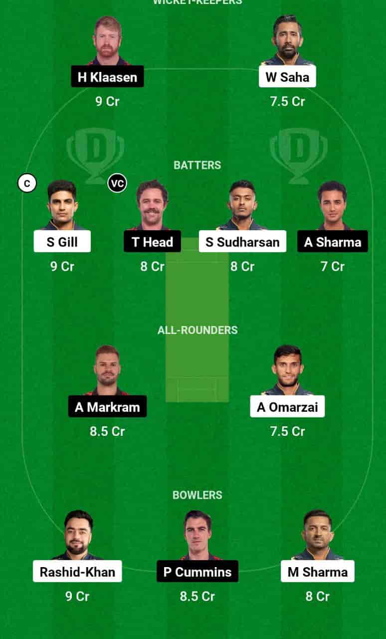 GT vs SRH Dream11 Prediction Today is the 12th T20 Match of the Indian Premier League 2024 (IPL). This match will be hosted at the Narendra Modi Stadium, Ahmedabad, scheduled for the 31st March 2024, at 03:30 IST. Gujarat Titans (GT) vs Sunrisers Hyderabad (SRH) match In-depth match analysis & Fantasy Cricket Tips. Get Venue Stats of the Narendra Modi Stadium, Ahmedabad pitch report