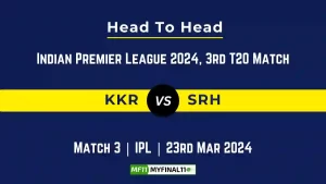 KKR vs SRH Head to Head, KKR vs SRH player records, KKR vs SRH player Battle, and KKR vs SRH Player Stats, KKR vs SRH Top Batsmen & Top Bowlers records for the Upcoming Indian Premier League 2024 (IPL), 3rd T20 Match, which will see Kolkata Knight Riders taking on Sunrisers Hyderabad, in this article, we will check out the player statistics, Furthermore, Top Batsmen and top Bowlers, player records, and player records, including their head-to-head records