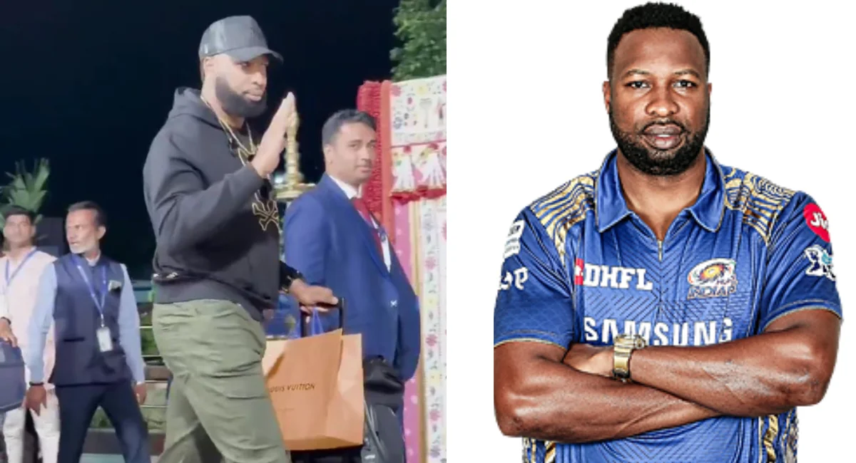 Cricket Maestro Kieron Pollard Joins Anant Ambani's Pre-Wedding Gala in Jamnagar