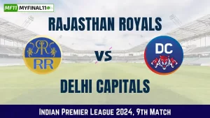 RR vs DC Dream11 Prediction