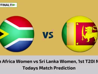 SA-W vs SL-W Today Match Prediction,1st T20I Match: South Africa Women vs Sri Lanka Women Who Will Win Today Match?