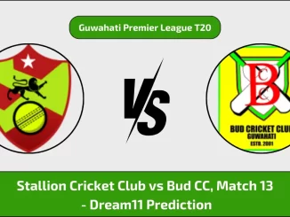 SCC vs BCC Dream11 Prediction, Stallion Cricket Club vs Bud CC Dream11 Team Prediction, 13th Match, Guwahati Premier League T20, 2024