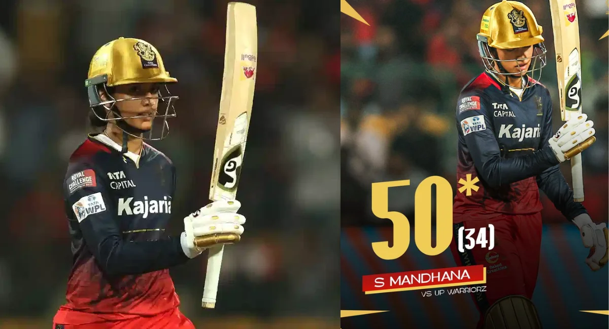 "Smriti Mandhana's Explosive Batting Display Powers RCB to Dominant Victory"