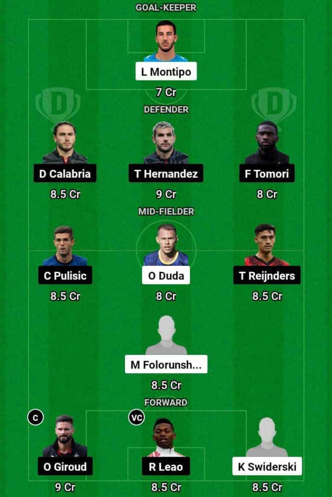 VER vs MIL  Dream11 Prediction Today Football Match.