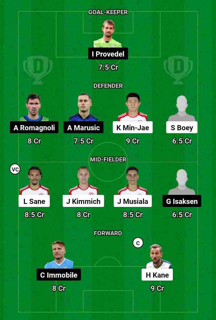 BAY vs LAZ  Dream11 Prediction Today Football Match.