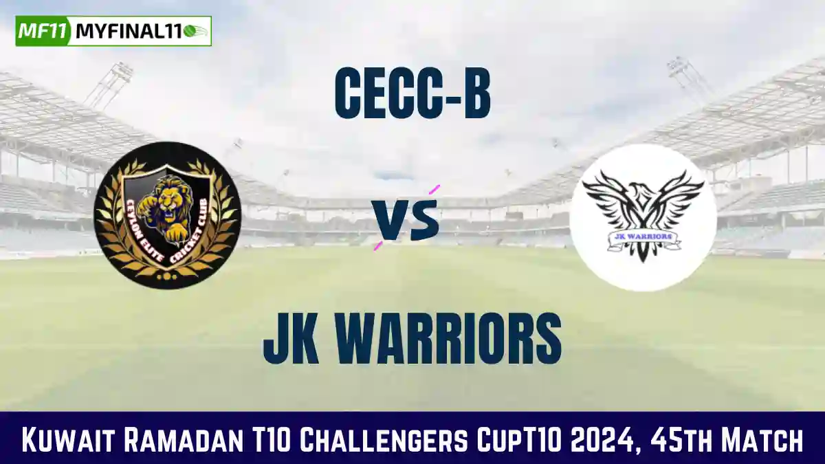 CEC-B vs JKW Dream11 Prediction