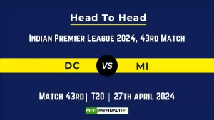 DC vs MI Player Battle, Head to Head, Player Records Stats IPL 2024, Match 43rd