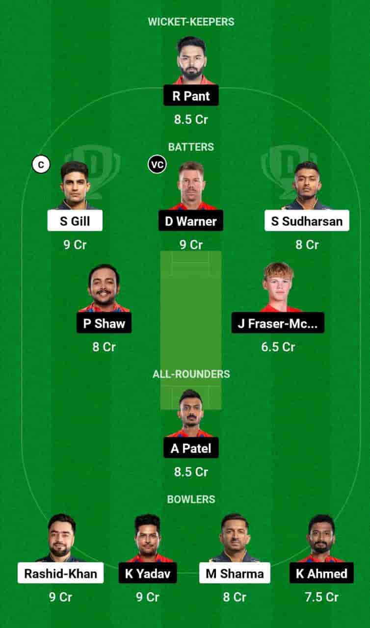 GT vs DC Dream11 Prediction Today is the 32nd T20 Match of the Indian Premier League 2024 (IPL). This match will be hosted at the Narendra Modi Stadium, Ahmedabad, scheduled for the 17th April 2024, at 07:30 IST. Gujarat Titans (GT) vs Delhi Capitals (DC ) match In-depth match analysis & Fantasy Cricket Tips. Get Venue Stats of the Narendra Modi Stadium, Ahmedabad pitch report